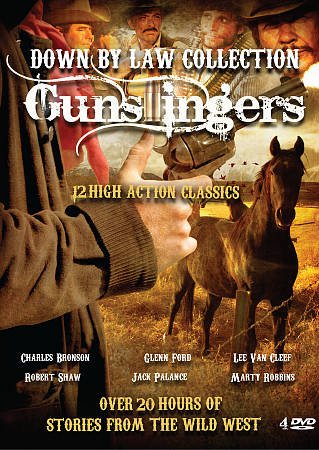 Gunslingers: Down by Law Collection (DVD, 2010, 4 - Disc Set) Cinevision USA WS - Darktower Media