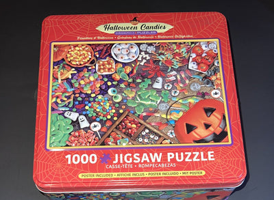 Halloween Candy Eurographics Puzzle 1000 Piece Jigsaw Puzzle In Tin Case/Poster
