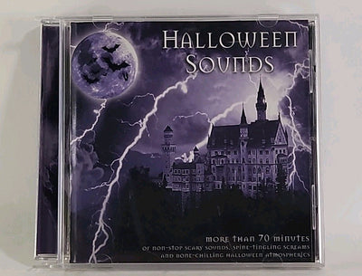 Halloween Sounds CD Scary Frightening Screams Howls Spooky 2002 Canada 4549