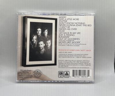 Hands All Over by Maroon 5 CD 2011 A&M USA Near Mint