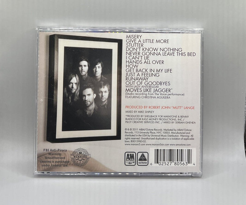 Hands All Over by Maroon 5 CD 2011 A&M USA Near Mint - Darktower Media