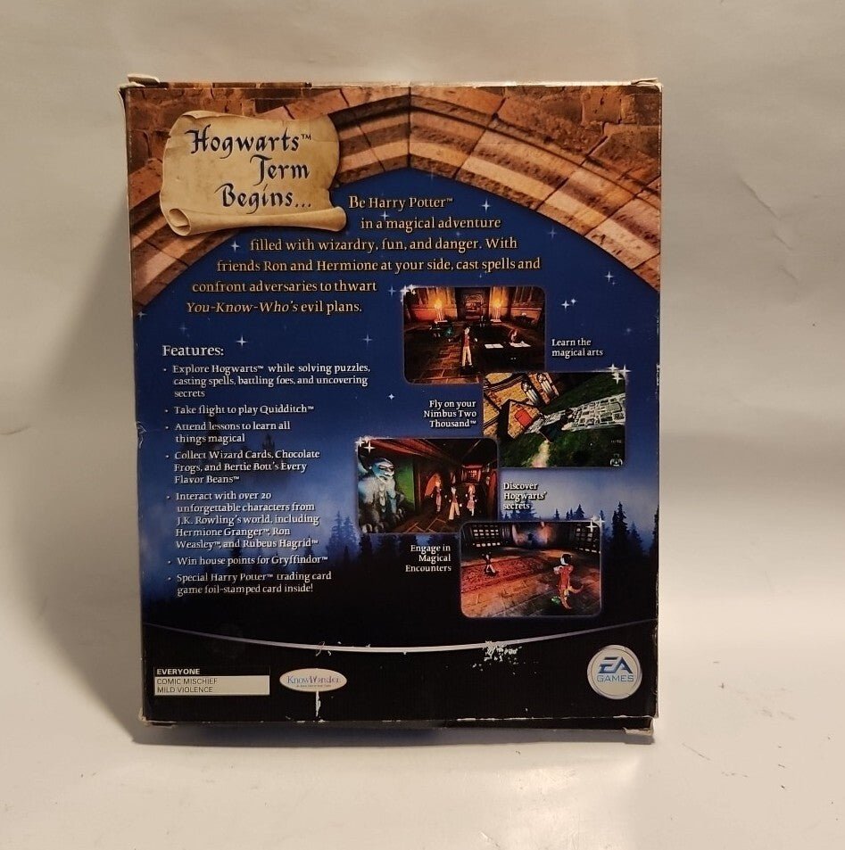 Harry Potter And The Sorcerer's Stone (PC CD - ROM, 2001) Game Big Box EUC NO CARD - Darktower Media