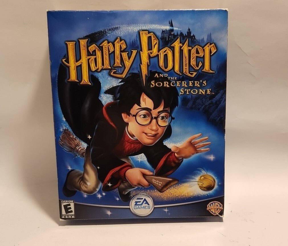 Harry Potter And The Sorcerer's Stone (PC CD - ROM, 2001) Game Big Box EUC NO CARD - Darktower Media