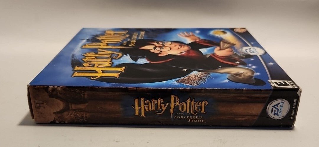 Harry Potter And The Sorcerer's Stone (PC CD - ROM, 2001) Game Big Box EUC NO CARD - Darktower Media