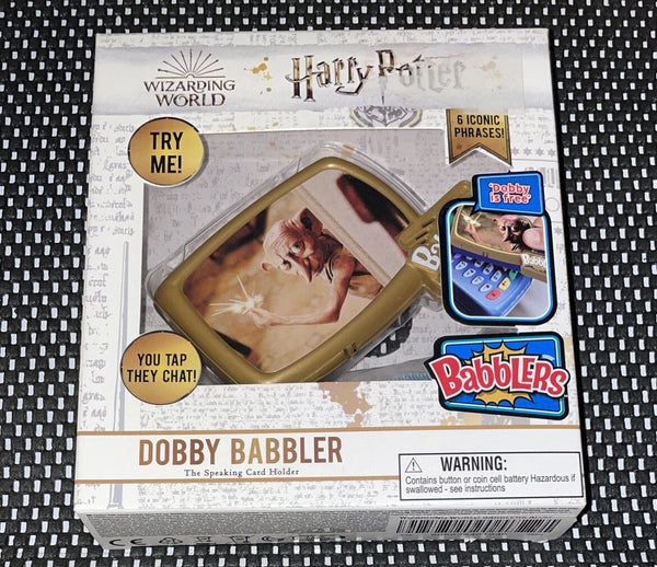 Harry Potter Babbler Dobby Talking Keycard Holder with Lanyard - Darktower Media