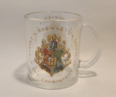 Harry Potter Transparent Clear Glass Coffee Mug Cup 20 Oz