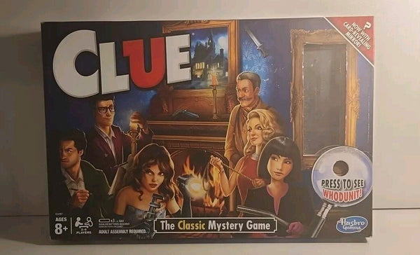 Hasbro CLUE Classic Mystery Game With Revealing Mirror - Brand New Sealed - Darktower Media