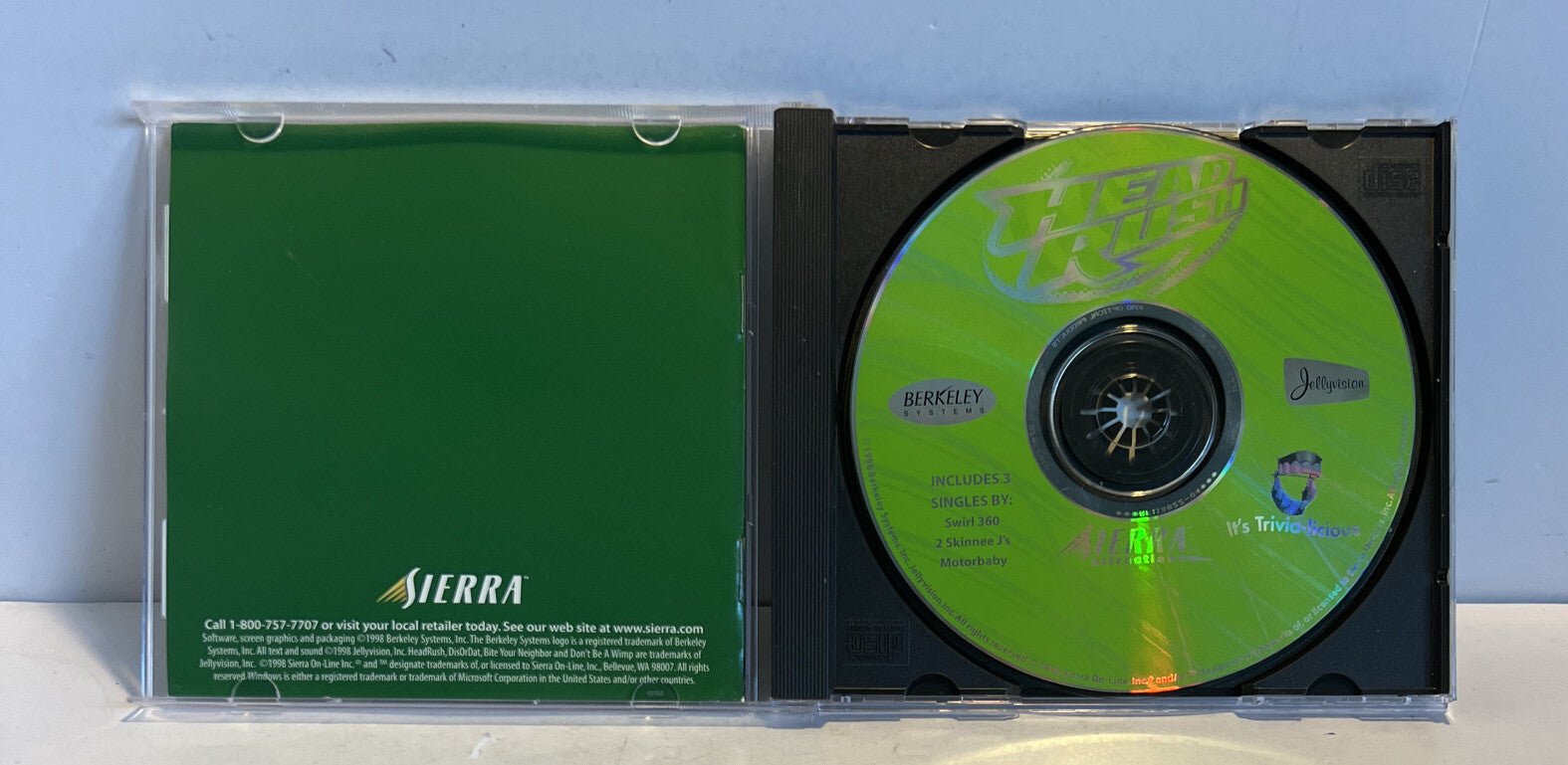 Head Rush PC MAC CD - ROM by You Don't Know Jack 1998 Sierra Win 95/98 - Darktower Media