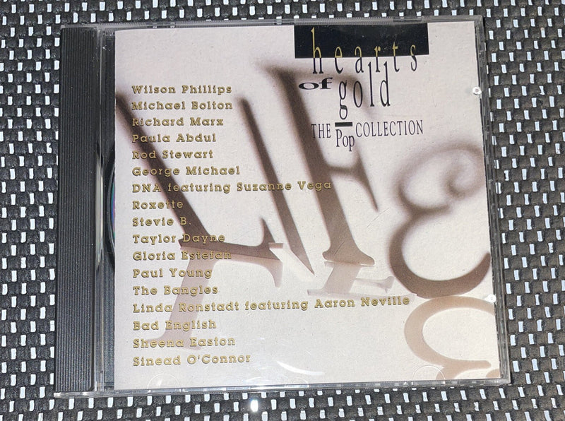 Hearts Of Gold Pop Collection 17 artists CD 1991 George Michael Rod Stewart USA - Darktower Media