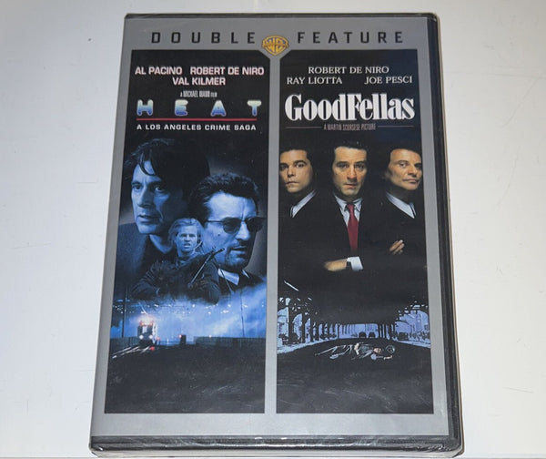 Heat & Goodfellas (DVD, 2012, 2 - Disc set) Brand New and Factory Sealed - Darktower Media