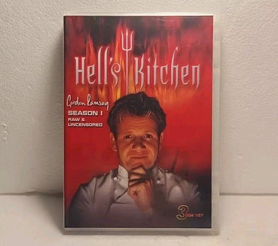 Hell's Kitchen: Season 1 Raw and Uncensored (DVD, 2005) USA 3 Disc Set