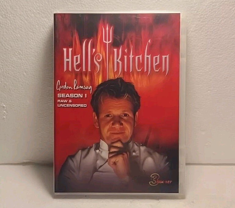 Hell's Kitchen: Season 1 Raw and Uncensored (DVD, 2005) USA 3 Disc Set - Darktower Media