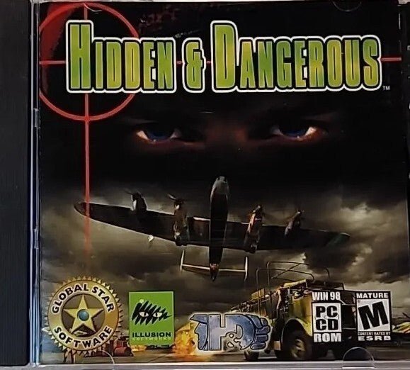 Hidden & Dangerous Jewel Case (PC, 1999) Windows 98 - Darktower Media