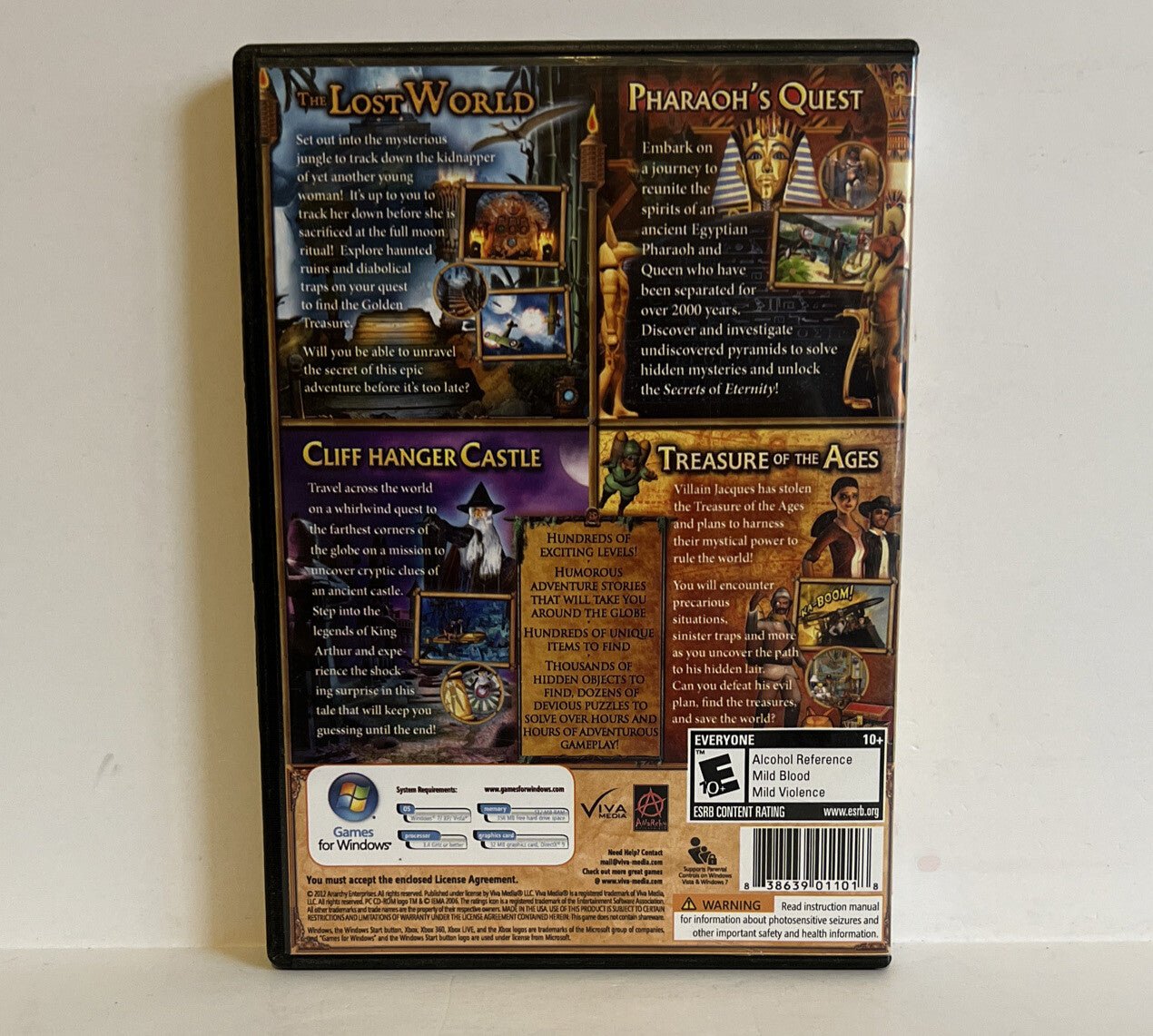 Hide & Secret : Bonus Edition - 4 Games (Win 7/XP/Vista CD - ROM) USA NM - Darktower Media