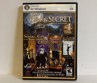 Hide & Secret : Bonus Edition - 4 Games (Win 7/XP/Vista  CD-ROM) USA NM