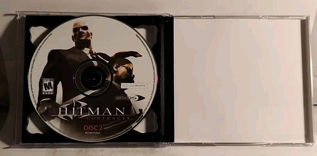 Hitman Contracts - Pc Game 2 Disc CD - ROM with manual Near Mint 2004 Win XP - Darktower Media