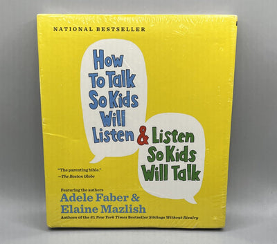How to Talk So Kids Will Listen...And Listen So Kids Adele Faber Sealed Audio Cd