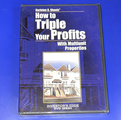 How To Triple Your Profits With Multiunit Properties (DVD,2004) Carleton Sheets
