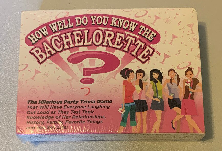 How Well Do You Know The Bride Trivia Game, Adult Bachelorette Party Play, New - Darktower Media