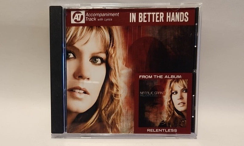 In Better Hands by Natalie Grant (CD, 2011) Accompaniment Track with Lyrics Curb - Darktower Media