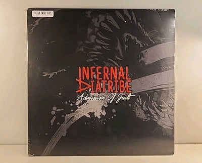 INFERNAL DIATRIBE - ADMISSION OF GUILT, New & Sealed - Ocean Swirl Vinyl r90
