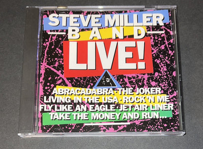 J9-18 STEVE MILLER BAND Live! - 1983 - Capital CDP 7 91315 2  USA Nm