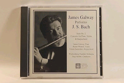 James Galway Performs J.S. Bach CD Musical Heritage Society 1994 USA w1 3622