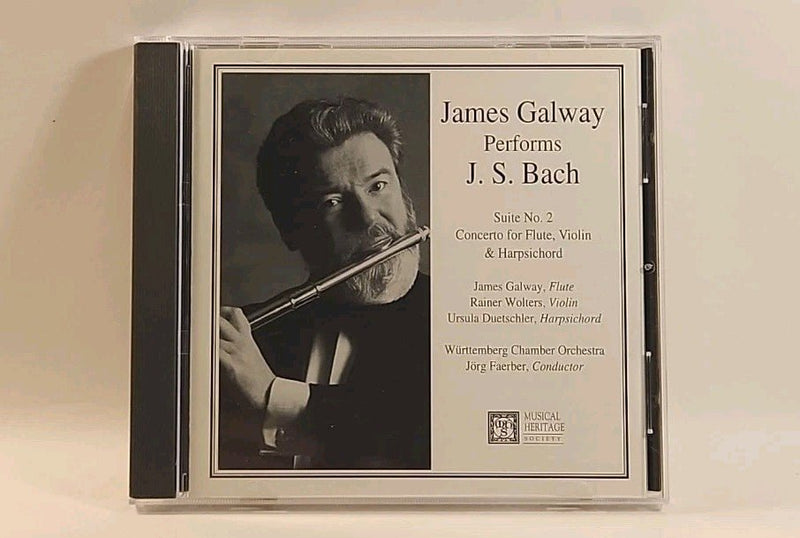 James Galway Performs J.S. Bach CD Musical Heritage Society 1994 USA w1 3622 - Darktower Media