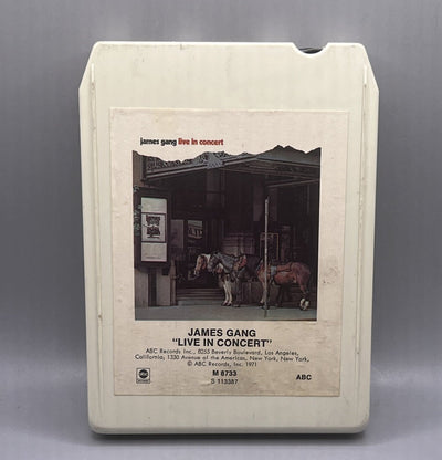James Gang - Live in Concert 8 Track Tape Joe Walsh ABC records 1971 Play tested
