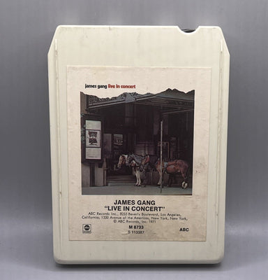 James Gang - Live in Concert 8 Track Tape Joe Walsh ABC records 1971 Play tested