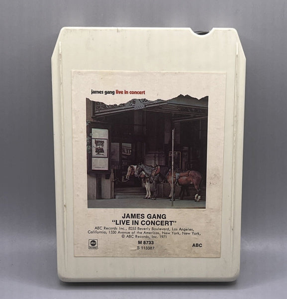 James Gang - Live in Concert 8 Track Tape Joe Walsh ABC records 1971 Play tested - Darktower Media