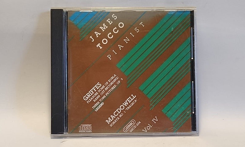 James Tocco Pianist Griffes Four Roman Sketches Macdowell Vol IV Gasparo USA - Darktower Media
