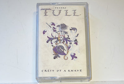 JETHRO TULL Crest Of A Knave Cassette Tape 1987 Chrysalis Play Tested Near Mint