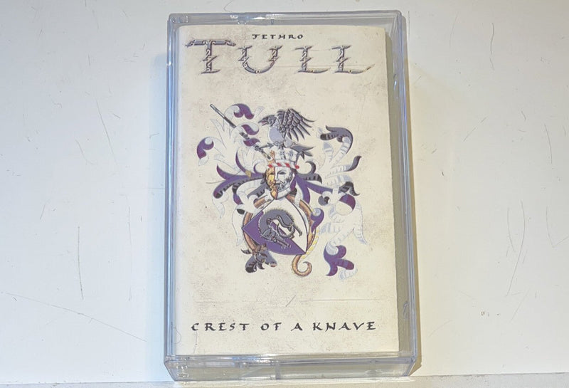 JETHRO TULL Crest Of A Knave Cassette Tape 1987 Chrysalis Play Tested Near Mint - Darktower Media