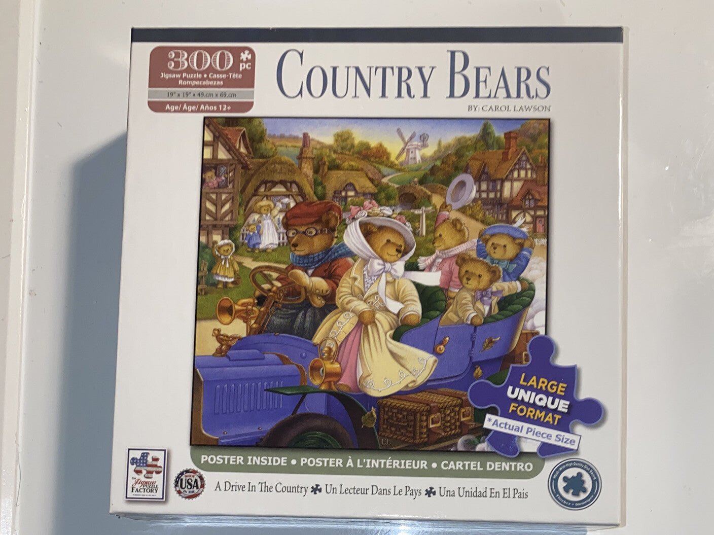Jigsaw Puzzle 300  pieces Country Bears large unique format & Poster New Sealed - Darktower Media