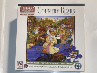Jigsaw Puzzle 300  pieces Country Bears large unique format & Poster New Sealed
