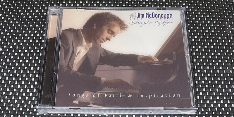 Jim McDonough : Simple Gifts - Solo Piano CD Signed 2005 - Darktower Media