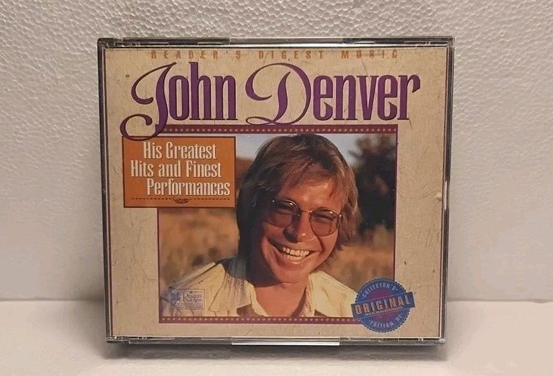 John Denver His Greatest Hits and Finest Performances 3 - Disc CD - Readers Digest - Darktower Media