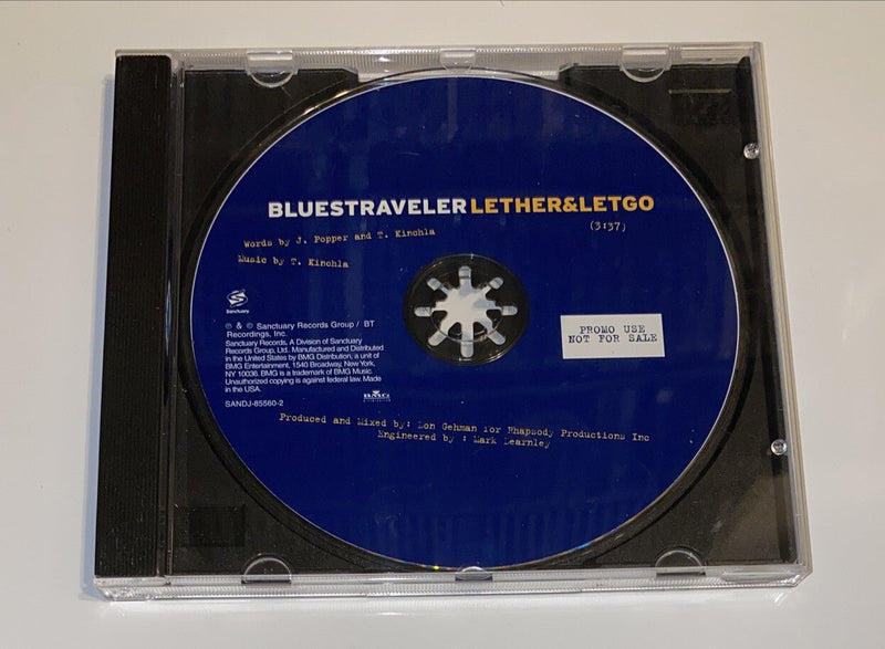 John Popper BLUES TRAVELER Let her & let Go PROMO DJ CD single 2003 USA MINT - Darktower Media