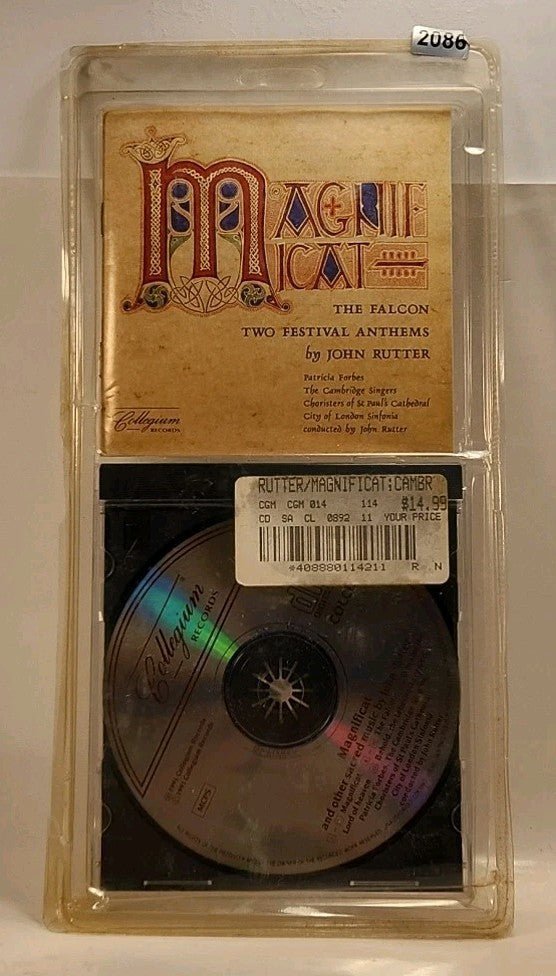 John Rutter Magnificat The Falcon Two Festival Anthems CD 1992 USA w1s2 2086 - Darktower Media