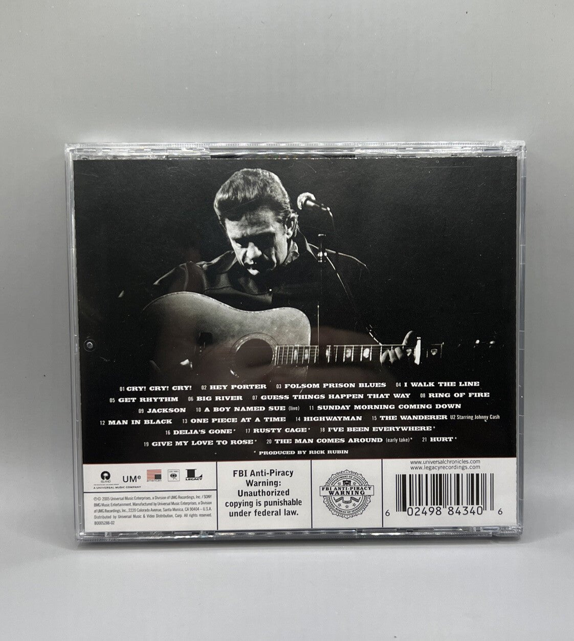 Johnny Cash - Legend of Johnny Cash CD 2005 USA UM w1s1 1405 - 08 - Darktower Media