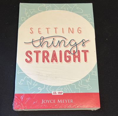 Joyce Meyer CD DVD SET SETTING THINGS STRAIGHT Sealed USA