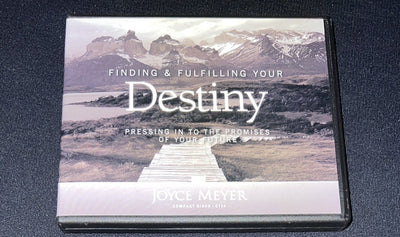 Joyce Meyer Finding and Fulfilling  your destiny 4 CD Audio book Nm