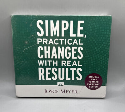 Joyce Meyer Simple, Practical Changes with Real Results audiobook on Cd  NEW