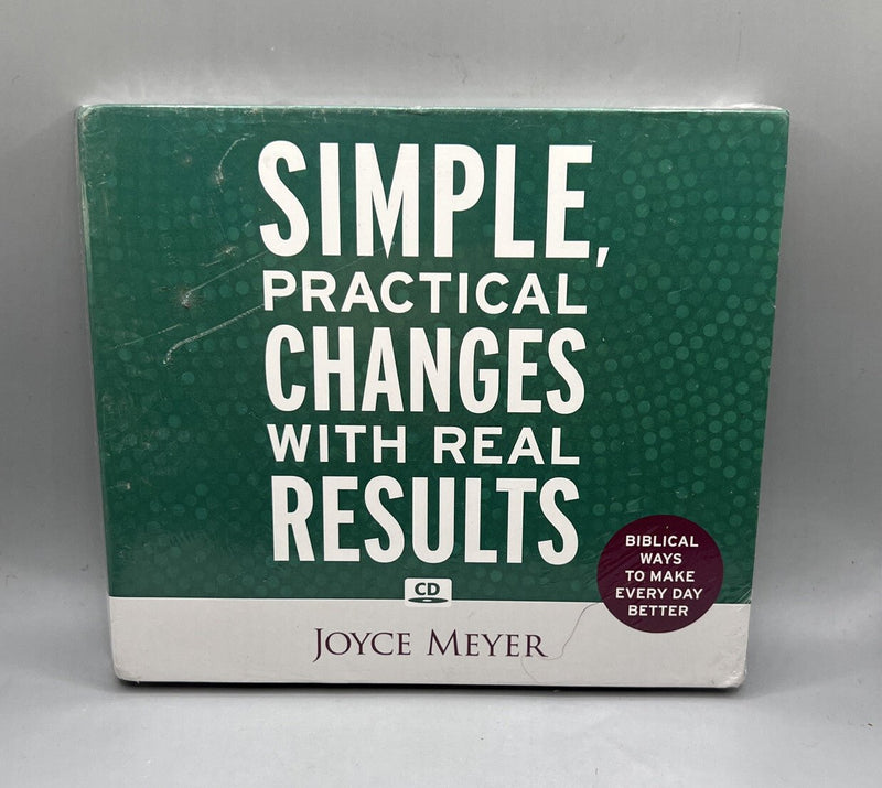 Joyce Meyer Simple, Practical Changes with Real Results audiobook on Cd NEW - Darktower Media