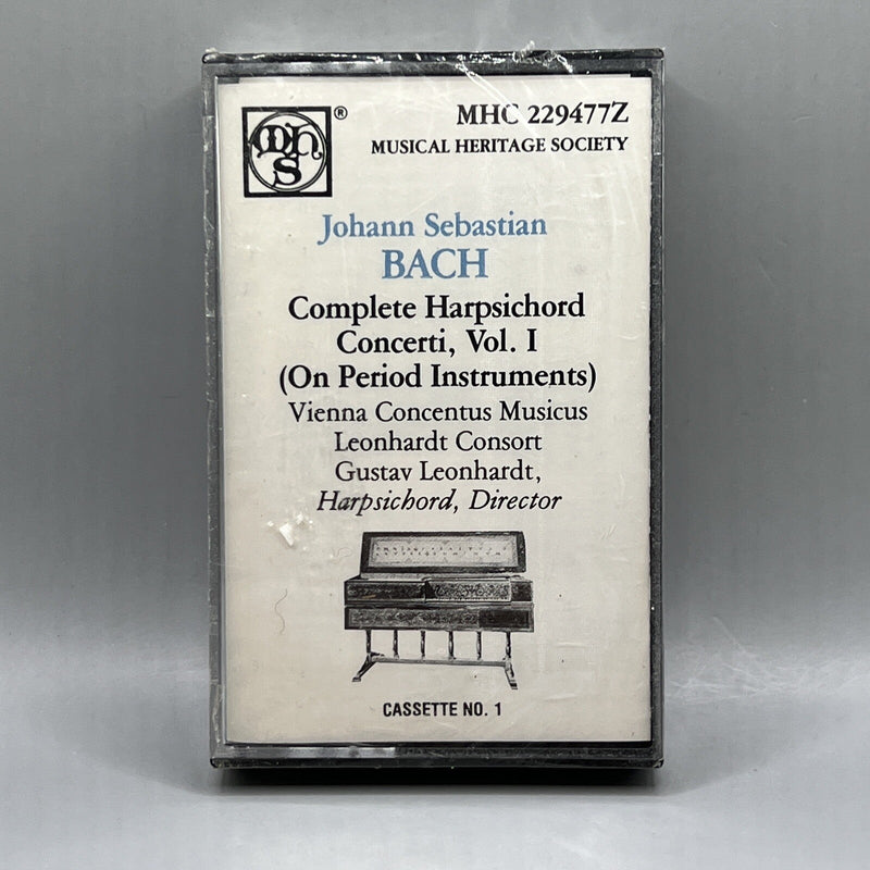 J.S. BACH COMPLETE HARPSICHORD CONCERTI, VOL I MHC 229477Z ~ NEW SEALED CASSETTE - Darktower Media
