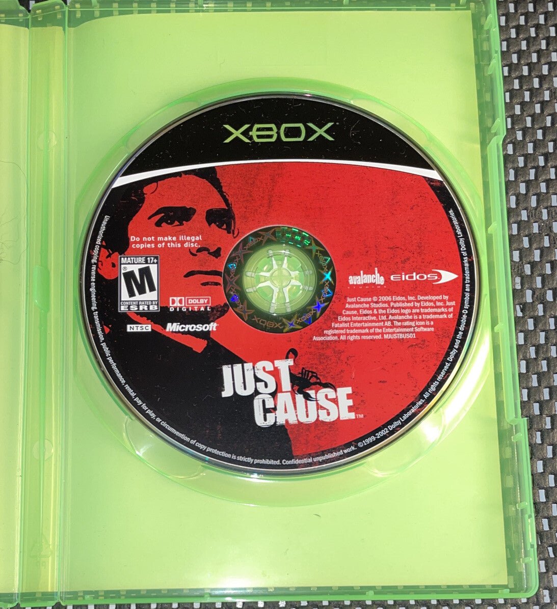 Just Cause (Microsoft Xbox, 2006) Complete Near Mint w1s3 2003 - Darktower Media