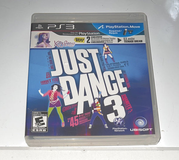 Just Dance 3 (PlayStation 3 PS3, 2011) Katy Perry Best Buy Songs NM r1s7 0761 - Darktower Media