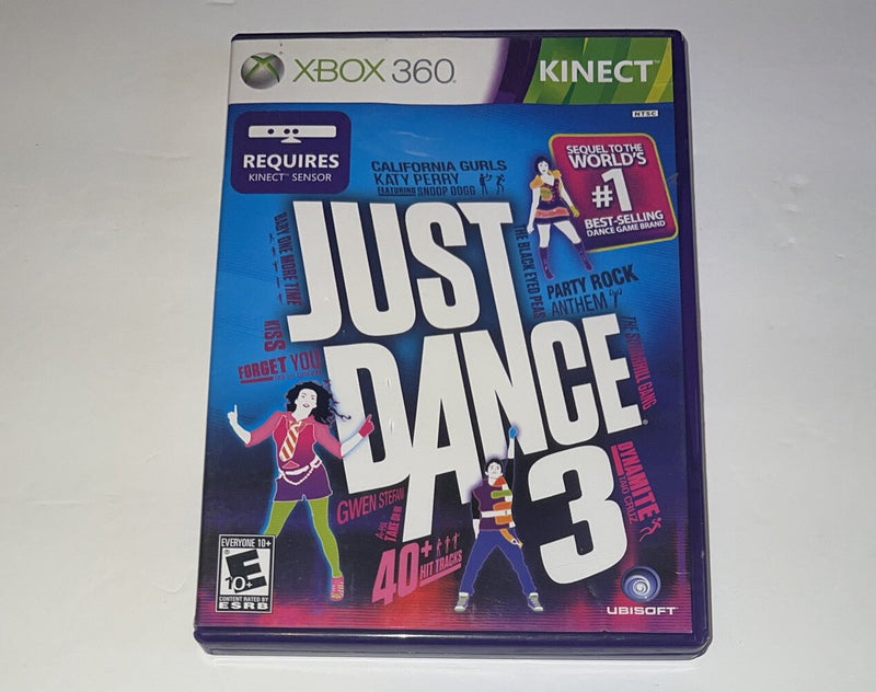 Just Dance 3 Xbox 360 Kinect Game Complete in case With Manual Nm r1s7 0812 - Darktower Media