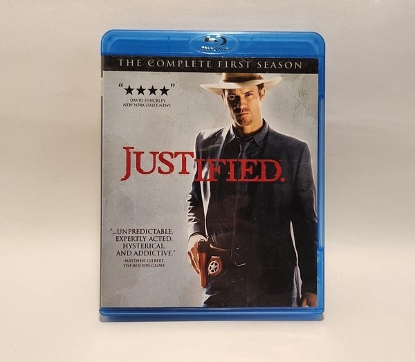Justified: The Complete First Season (Blu - ray, 2010) 3 DVD Set Sony USA w1s32246 - Darktower Media